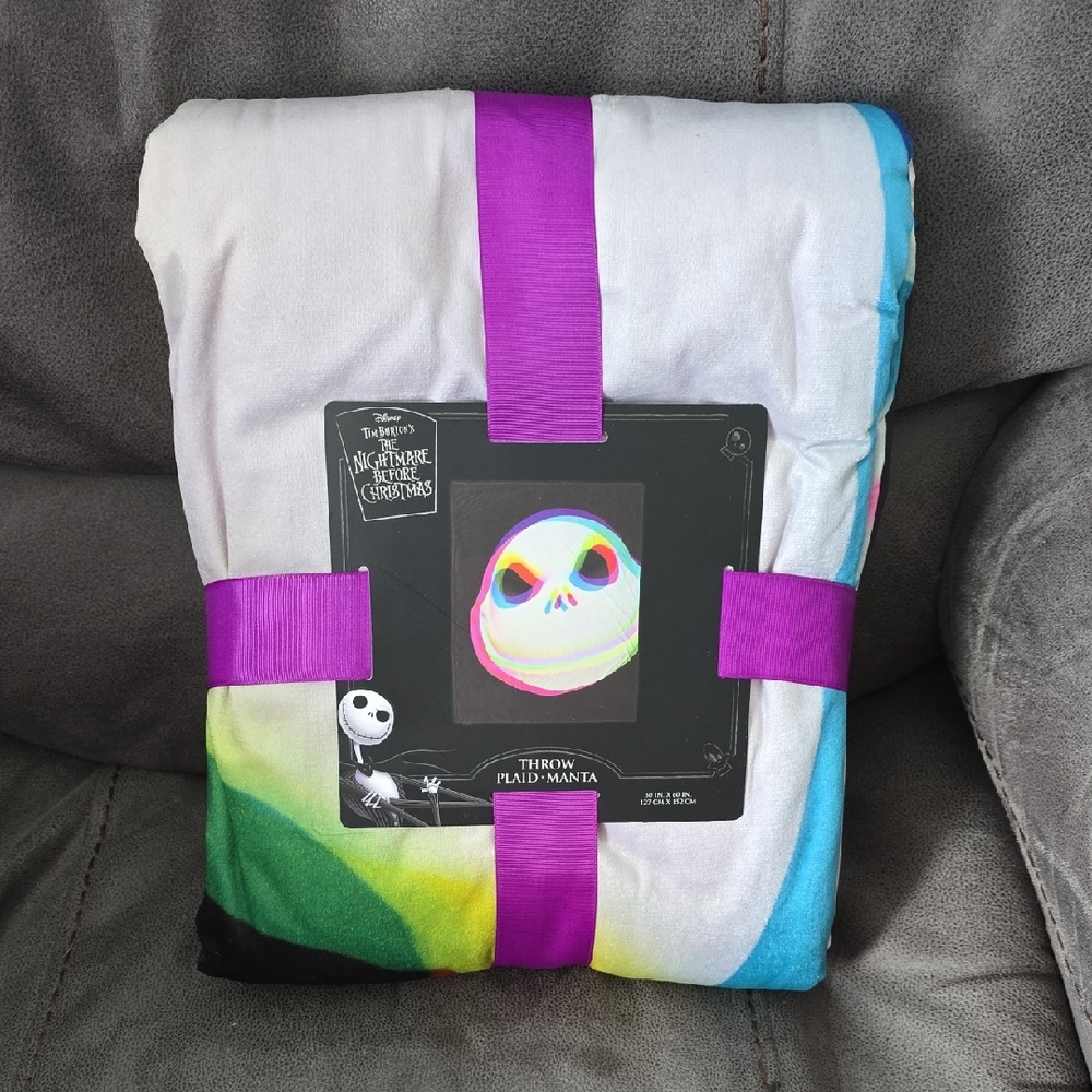 The Nightmare Before Christmas Throw Blanket